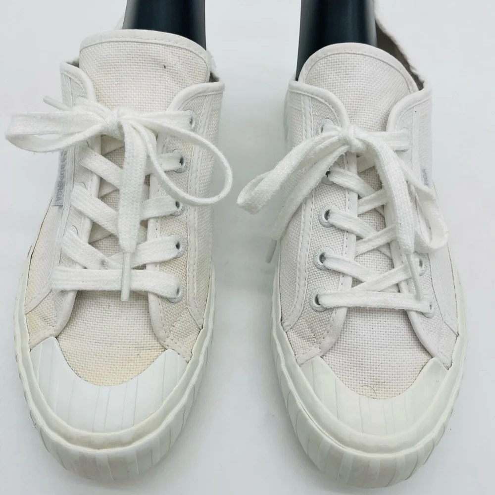 Superga 2630 Cotu Canvas Sneakers White Women's Size  6.0M